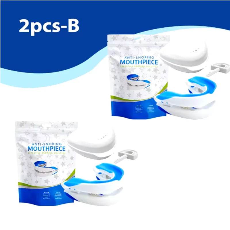 Mouthpiece Anti Snore Mouth Guard Silicone Anti Snoring Bruxism Sleeping Aid Apnea Guard Teeth Snoring Device Stop Snore Oral - Sleep Galleria