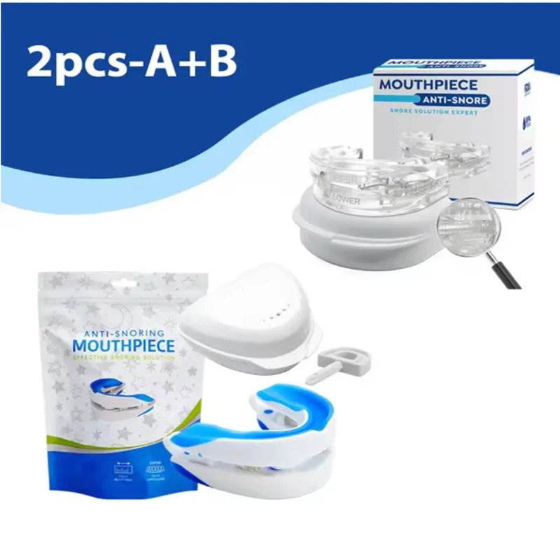 Mouthpiece Anti Snore Mouth Guard Silicone Anti Snoring Bruxism Sleeping Aid Apnea Guard Teeth Snoring Device Stop Snore Oral - Sleep Galleria