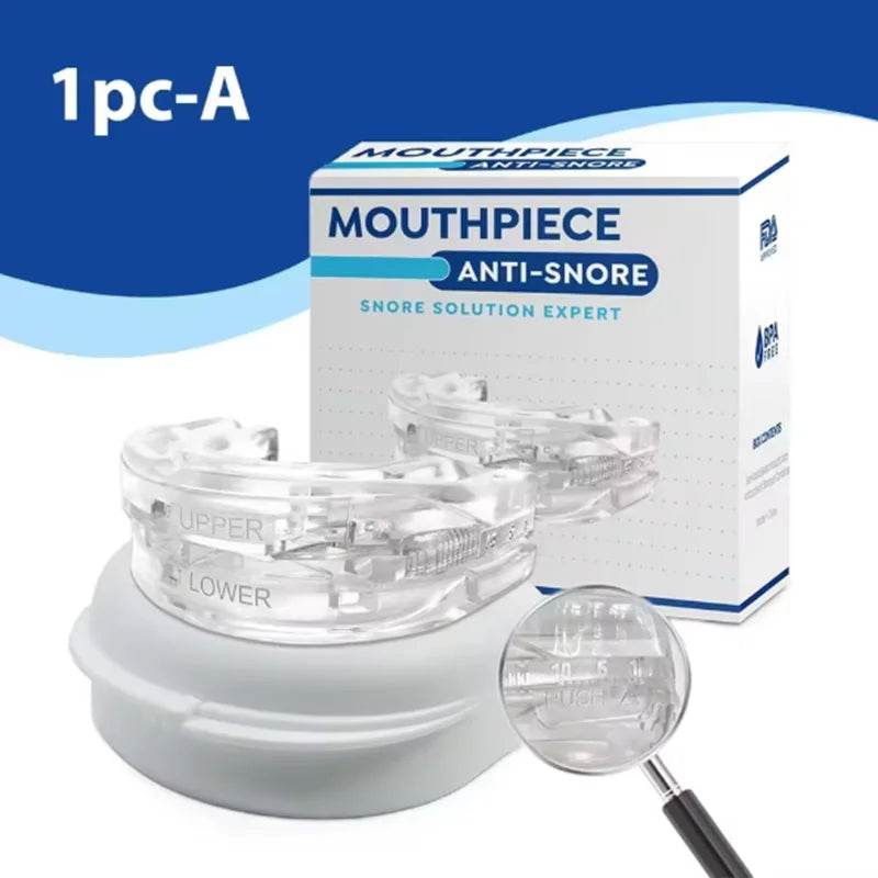 Mouthpiece Anti Snore Mouth Guard Silicone Anti Snoring Bruxism Sleeping Aid Apnea Guard Teeth Snoring Device Stop Snore Oral - Sleep Galleria