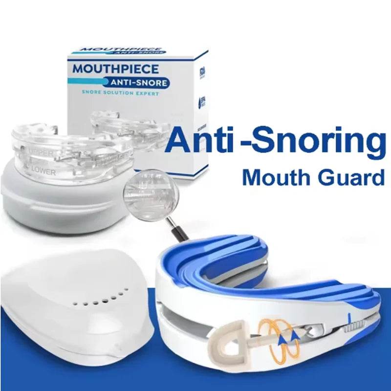 Mouthpiece Anti Snore Mouth Guard Silicone Anti Snoring Bruxism Sleeping Aid Apnea Guard Teeth Snoring Device Stop Snore Oral - Sleep Galleria