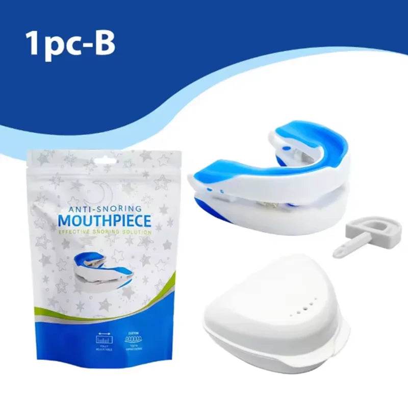 Mouthpiece Anti Snore Mouth Guard Silicone Anti Snoring Bruxism Sleeping Aid Apnea Guard Teeth Snoring Device Stop Snore Oral - Sleep Galleria