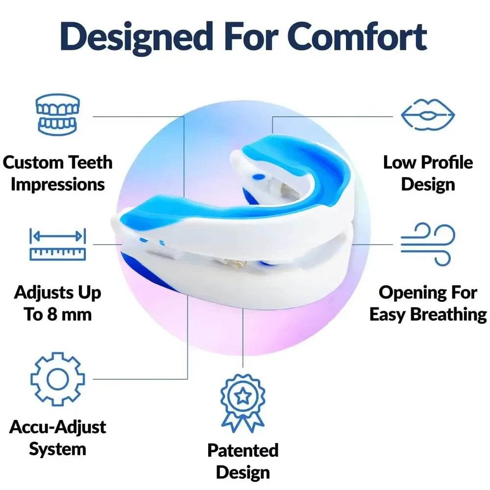 Mouthpiece Anti Snore Mouth Guard Silicone Anti Snoring Bruxism Sleeping Aid Apnea Guard Teeth Snoring Device Stop Snore Oral - Sleep Galleria