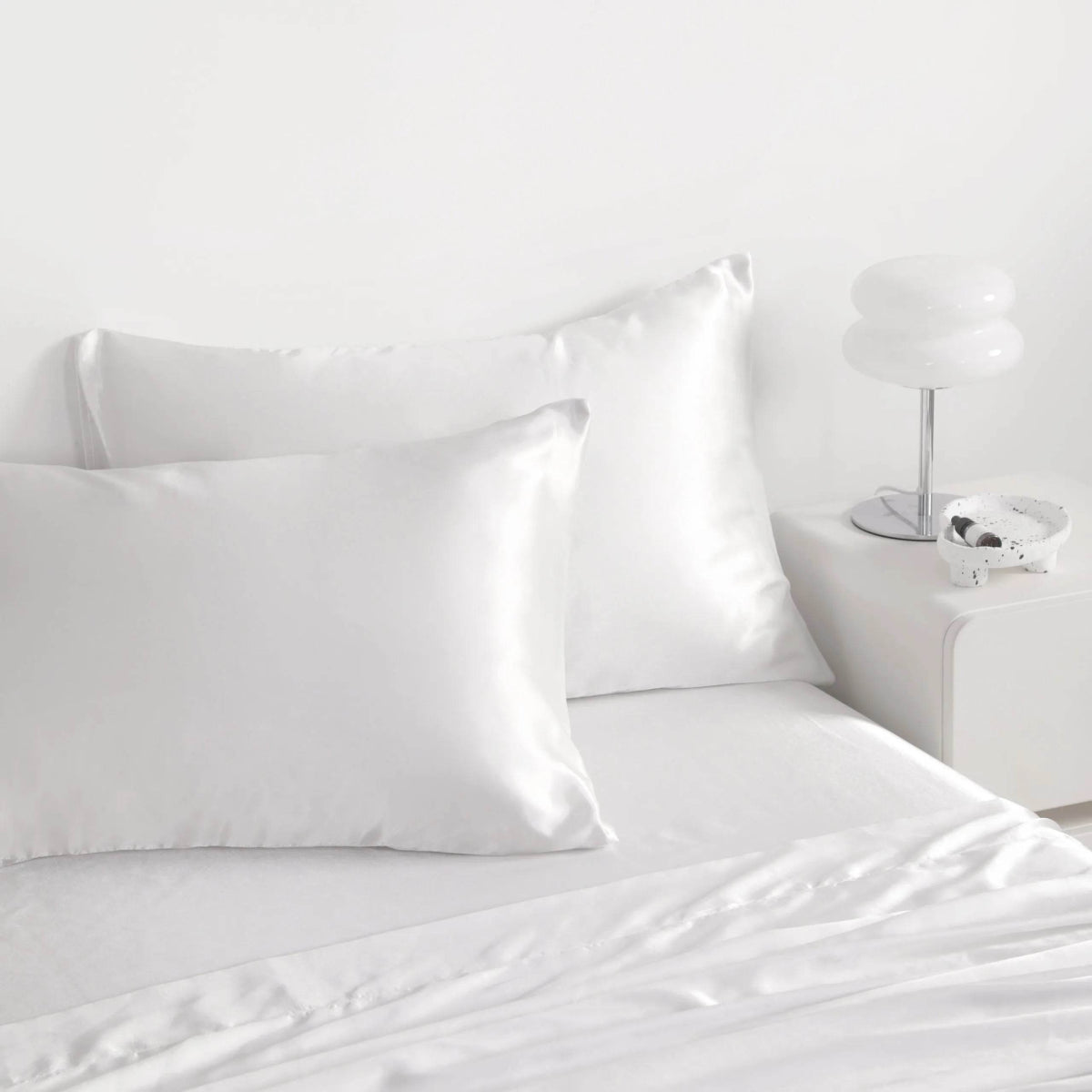 Ntbay 3 Pieces Silky Satin Cooling Bed Sheet Set, Ultra Soft and Cozy Bedding Cover Set, (Not Include Comforter and Pillow) - Sleep Galleria