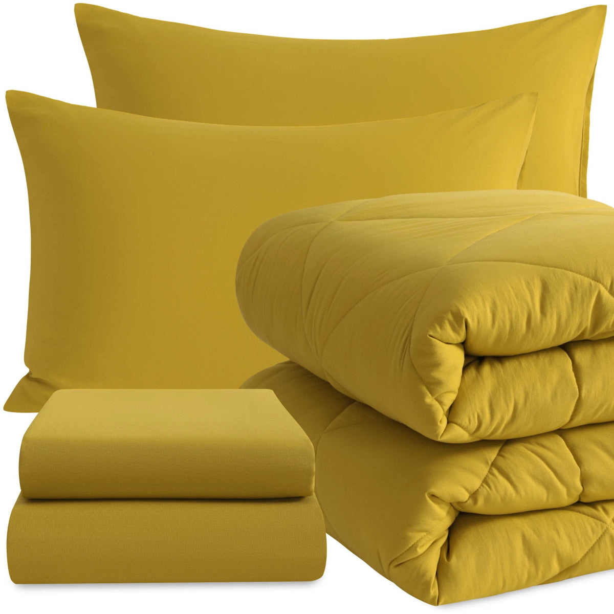 Ntbay 5 Piece Bedding Comforter Set,Breathable Bed in a Bag, Includes Comforter, Fitted Sheet, Top Sheet and Pillowcases - Sleep Galleria