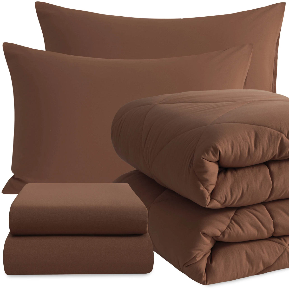 Ntbay 5 Piece Bedding Comforter Set,Breathable Bed in a Bag, Includes Comforter, Fitted Sheet, Top Sheet and Pillowcases - Sleep Galleria