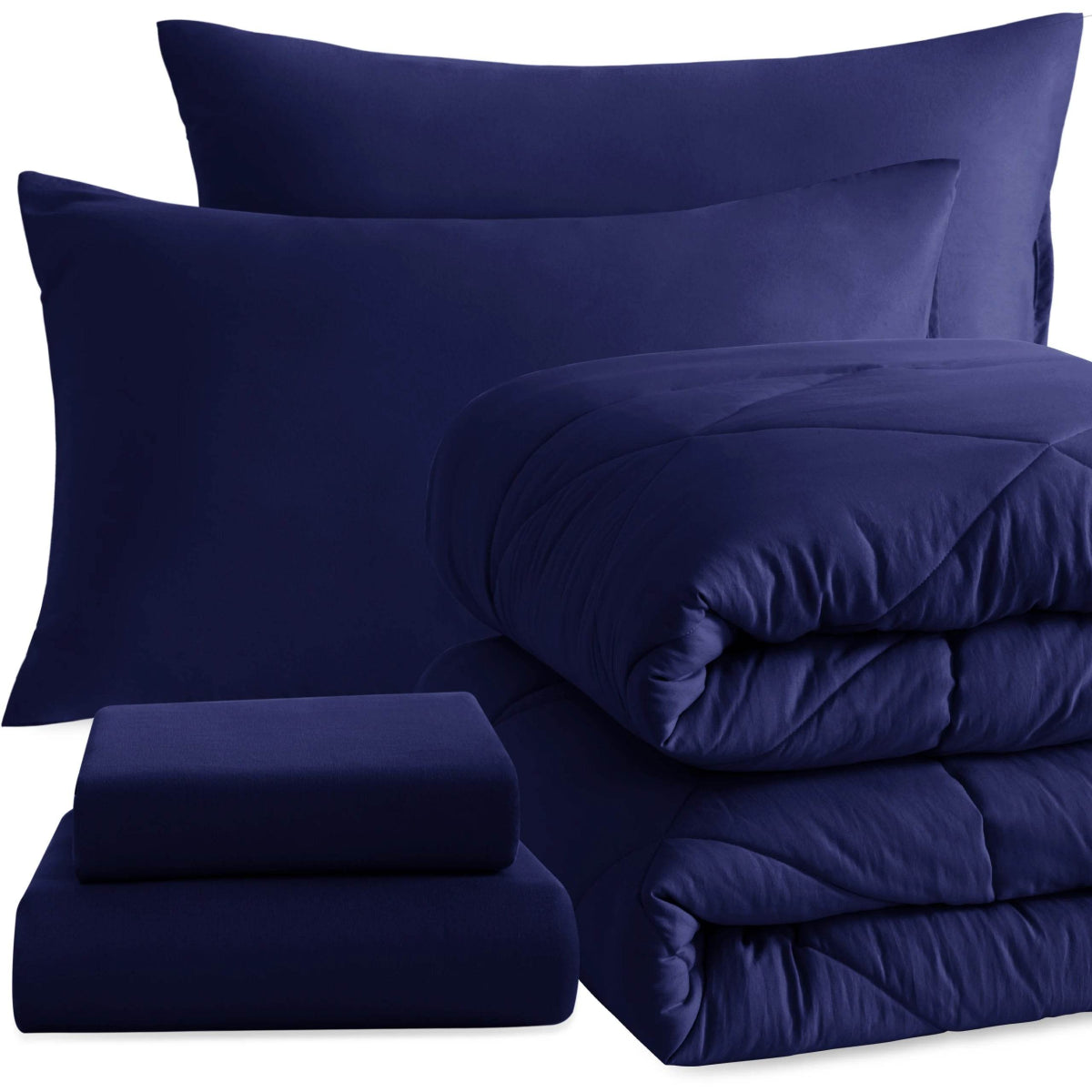 Ntbay 5 Piece Bedding Comforter Set,Breathable Bed in a Bag, Includes Comforter, Fitted Sheet, Top Sheet and Pillowcases - Sleep Galleria