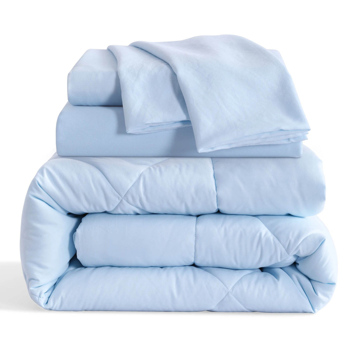 Ntbay 5 Piece Breathable Twin Bedding Comforter Set, Ultra Soft and Cozy Bed in a Bag - Sleep Galleria