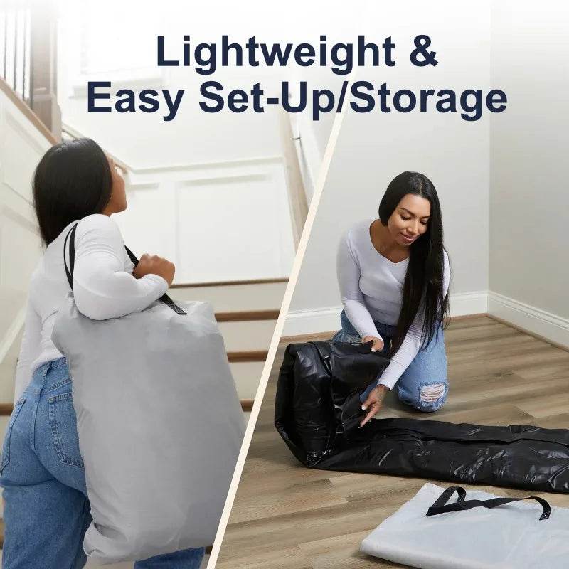 Ophanie Queen Air Mattress, 18-Inch Elevated Inflatable Bed with Built-in Pump, Puncture-Resistant, Quick Inflation/Deflation - Sleep Galleria