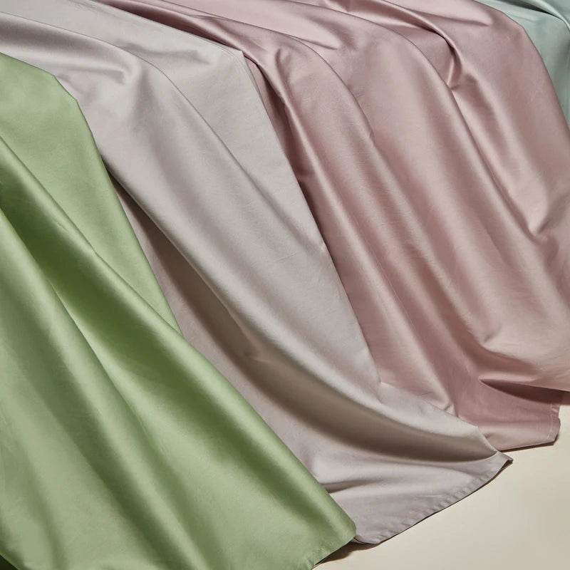 Organic 100% Egyptian Cotton Flat Sheet Solid Color Bed Sheets 800 Thread Count Bedding Sheet Bed Linen Single Queen King Size - Omega Lifestyles