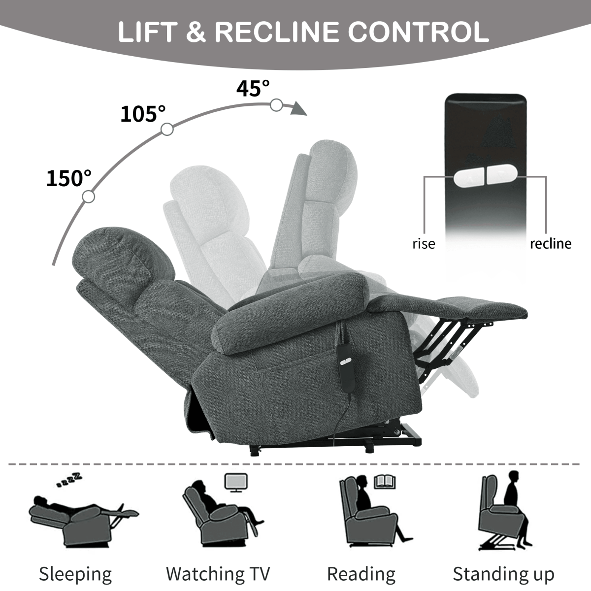 Oversized Power Lift Recliner Chair - Sleep Galleria