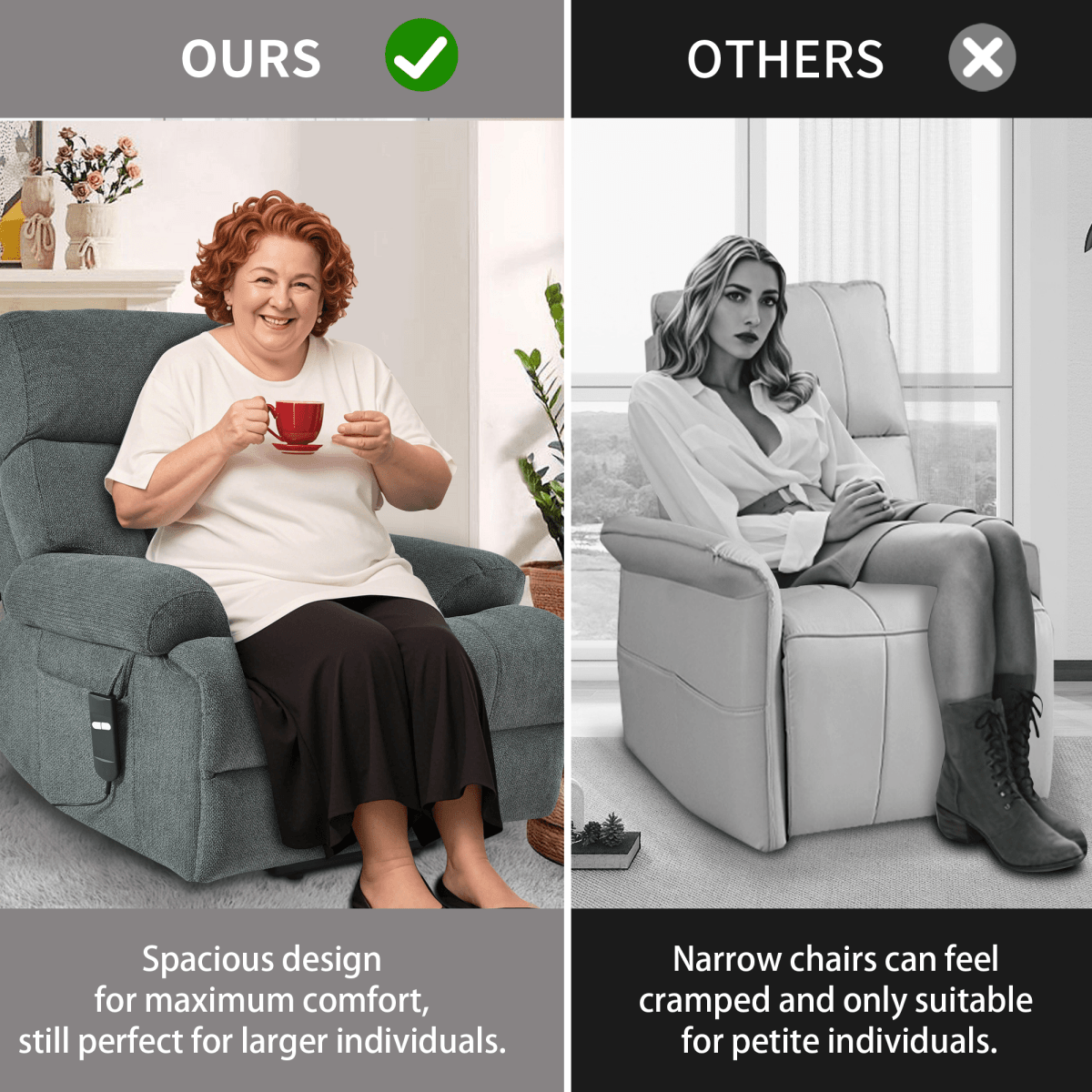 Oversized Power Lift Recliner Chair - Sleep Galleria