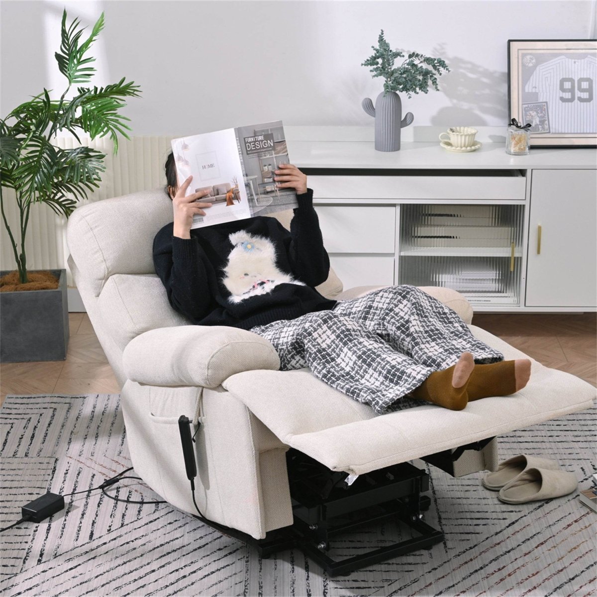 Oversized Power Lift Recliner Chair - Sleep Galleria