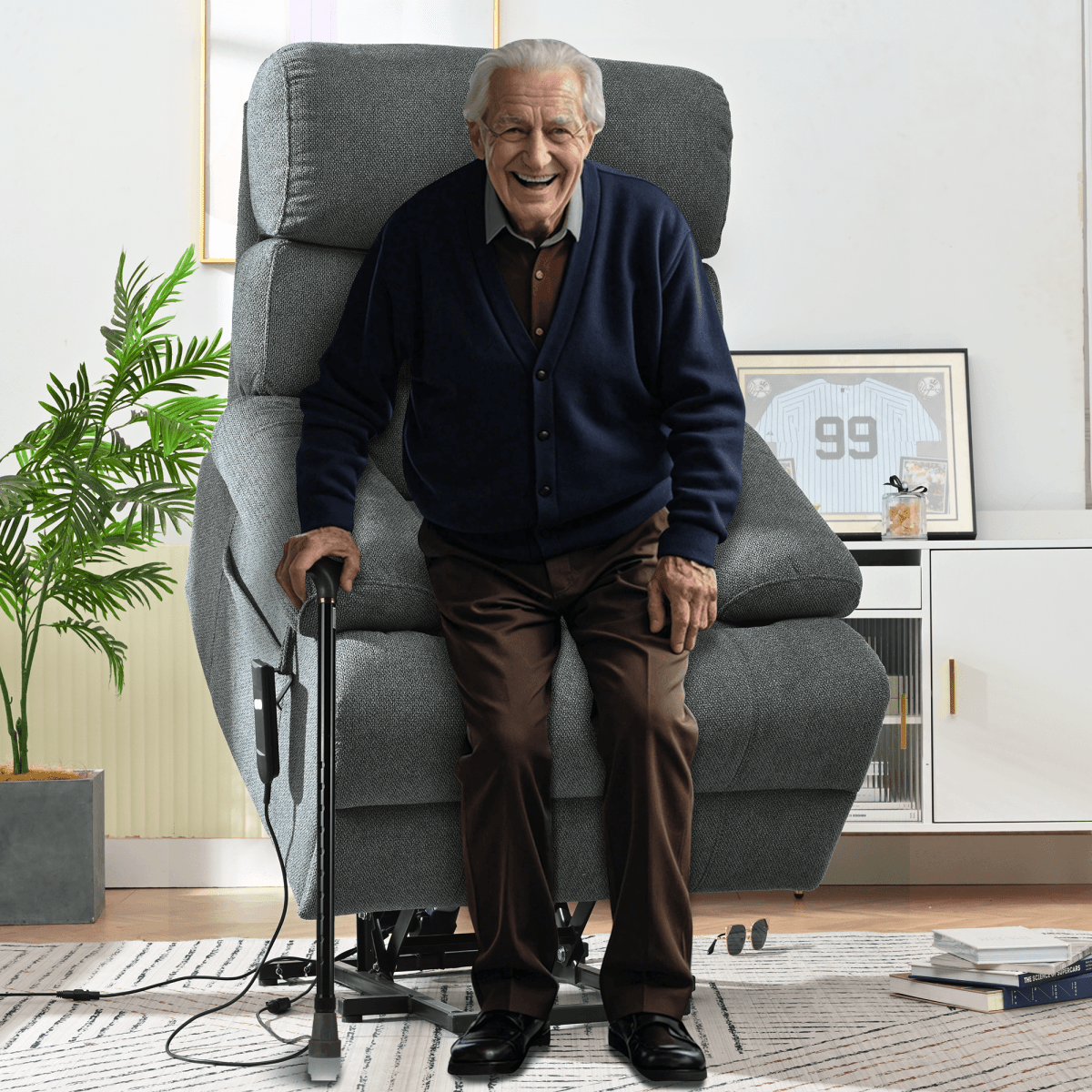 Oversized Power Lift Recliner Chair - Sleep Galleria