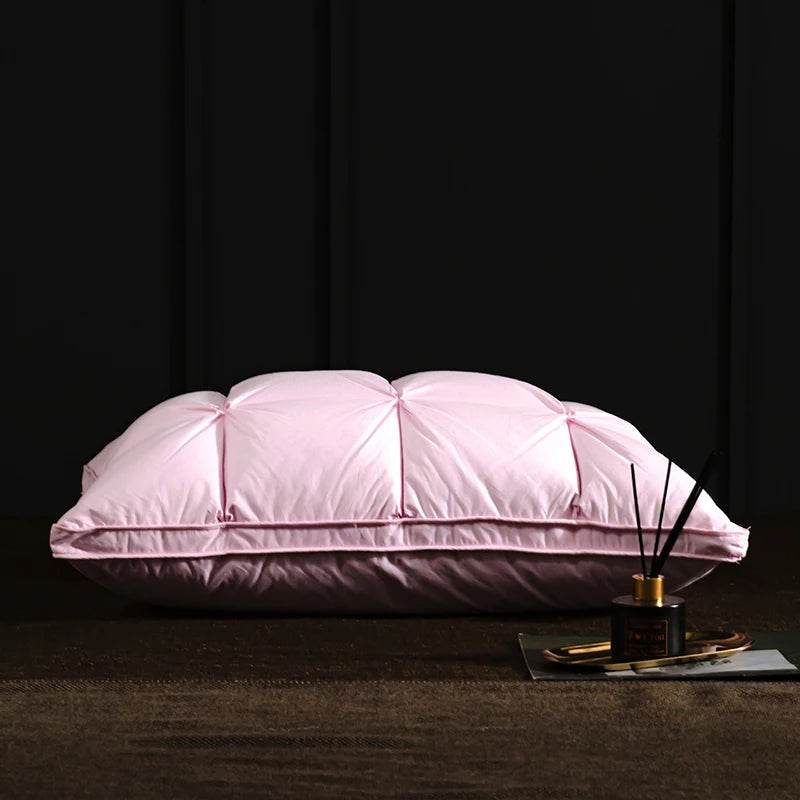 Pair Of Goose Down Feather Neck Pillows - Sleep Galleria