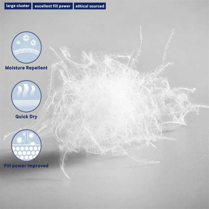 Pair Of Goose Down Feather Neck Pillows - Sleep Galleria