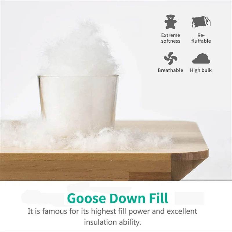 Pair Of Goose Down Feather Neck Pillows - Sleep Galleria