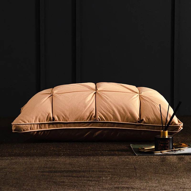 Pair Of Goose Down Feather Neck Pillows - Sleep Galleria