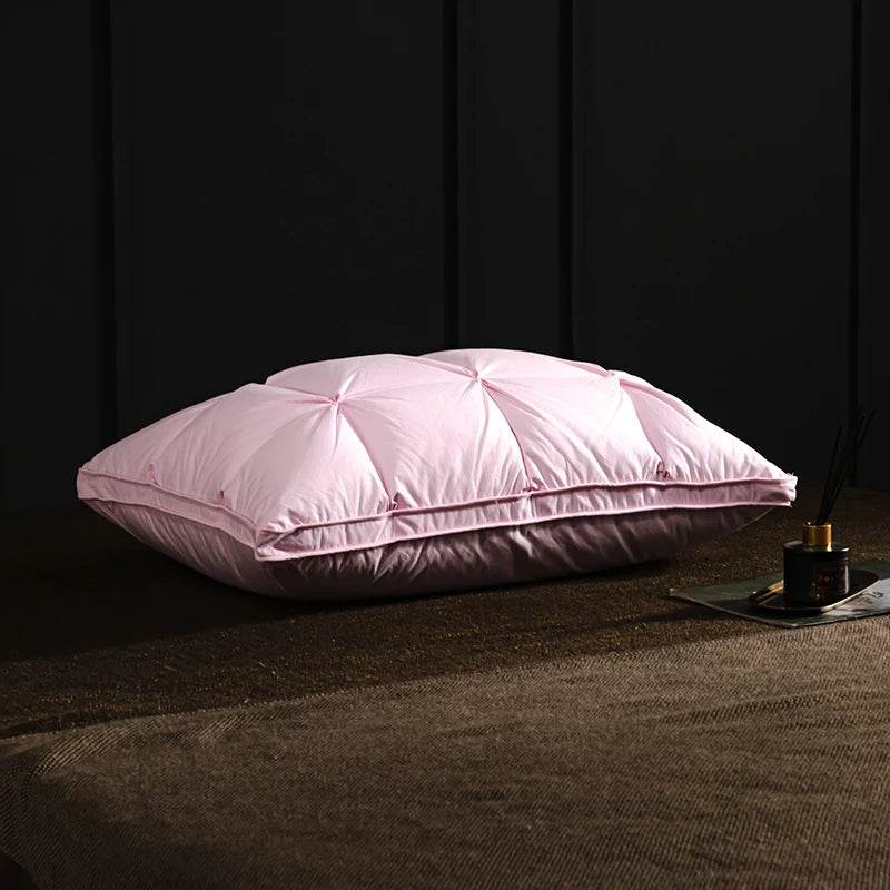 Pair Of Goose Down Feather Neck Pillows - Sleep Galleria