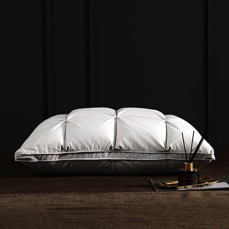 Pair Of Goose Down Feather Neck Pillows - Sleep Galleria