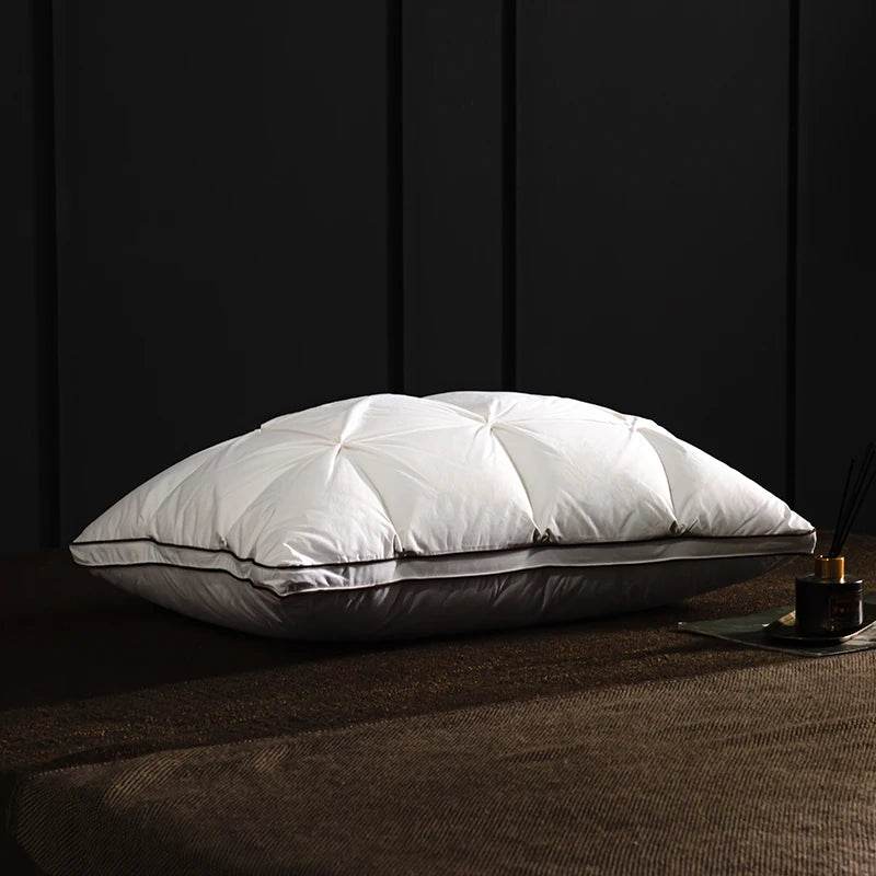 Pair Of Goose Down Feather Neck Pillows - Sleep Galleria