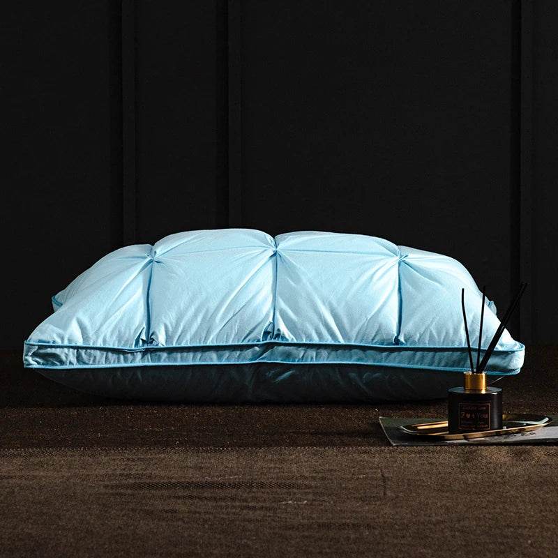 Pair Of Goose Down Feather Neck Pillows - Sleep Galleria