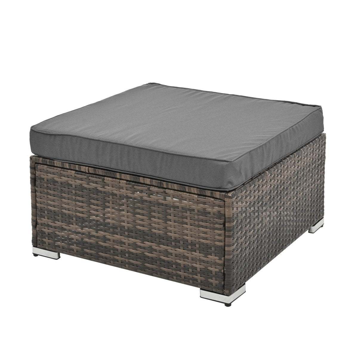 Patio Furniture, Outdoor Furniture, Seasonal PE Wicker Furniture, 4 Set Wicker Furniture With Tempered Glass Coffee Table - Sleep Galleria