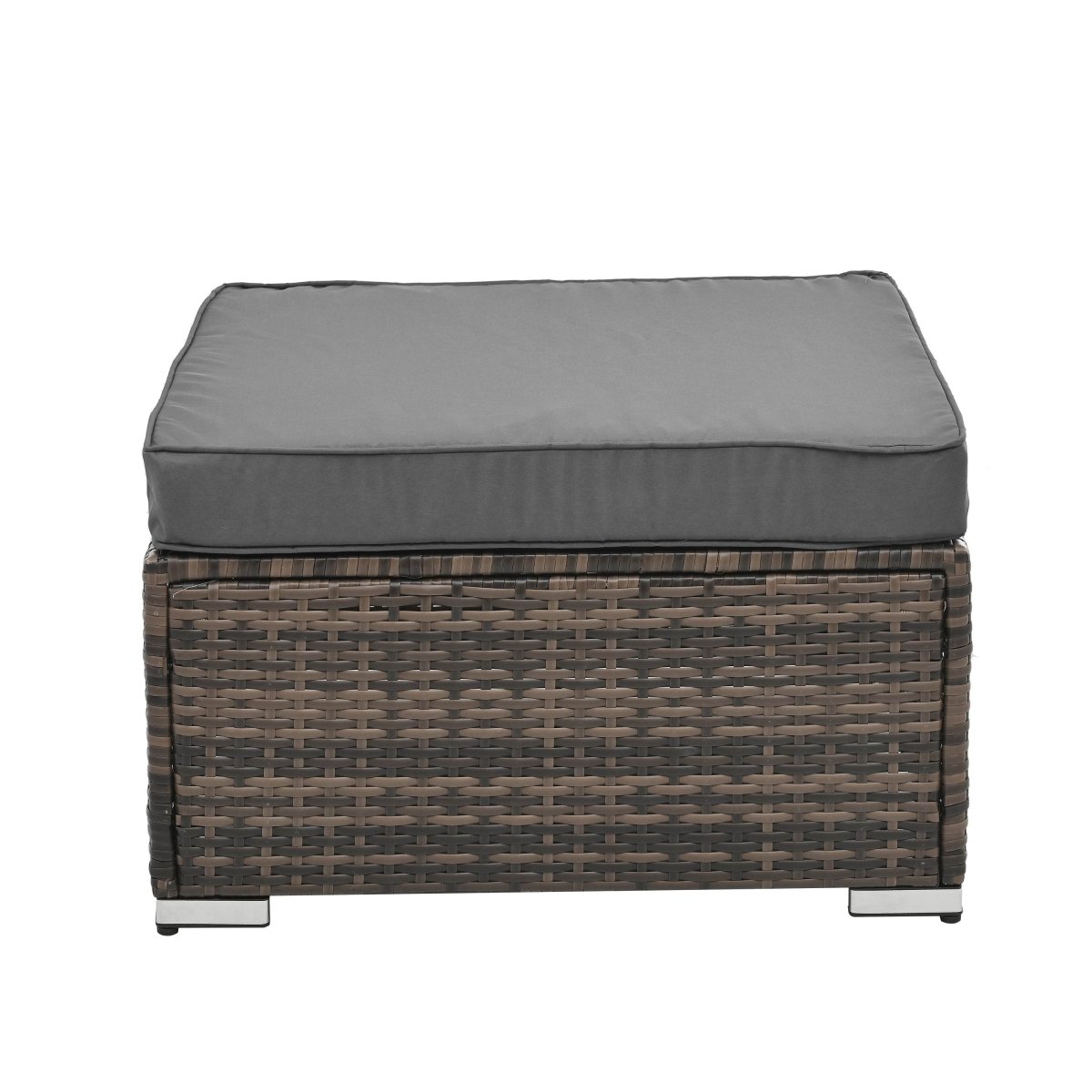 Patio Furniture, Outdoor Furniture, Seasonal PE Wicker Furniture, 4 Set Wicker Furniture With Tempered Glass Coffee Table - Sleep Galleria