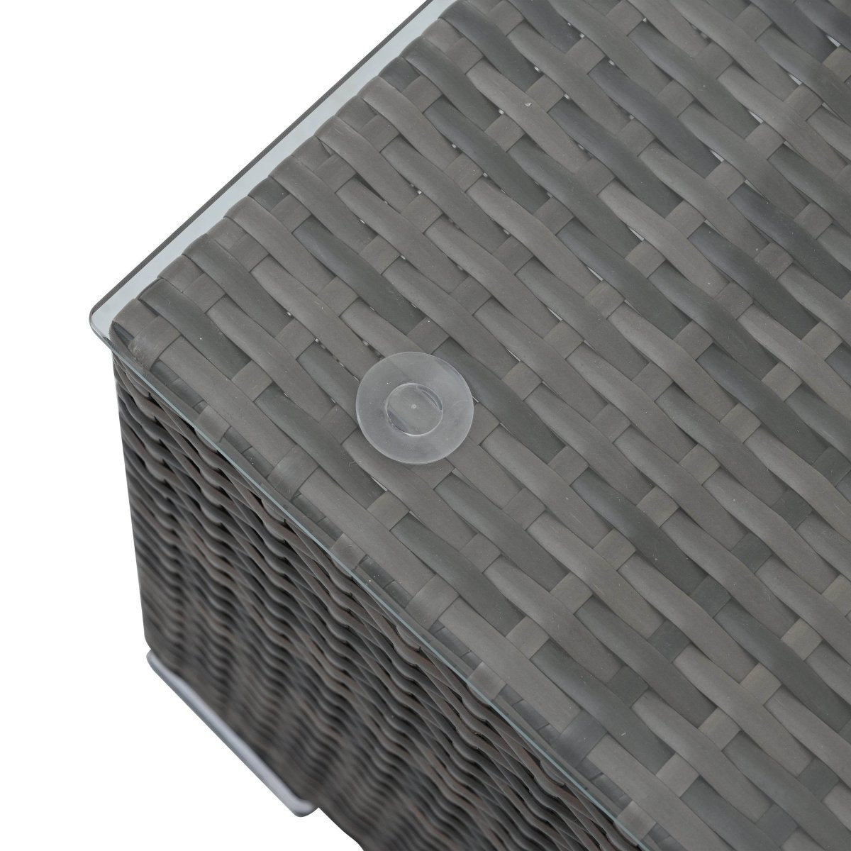 Patio Furniture, Outdoor Furniture, Seasonal PE Wicker Furniture, 4 Set Wicker Furniture With Tempered Glass Coffee Table - Sleep Galleria