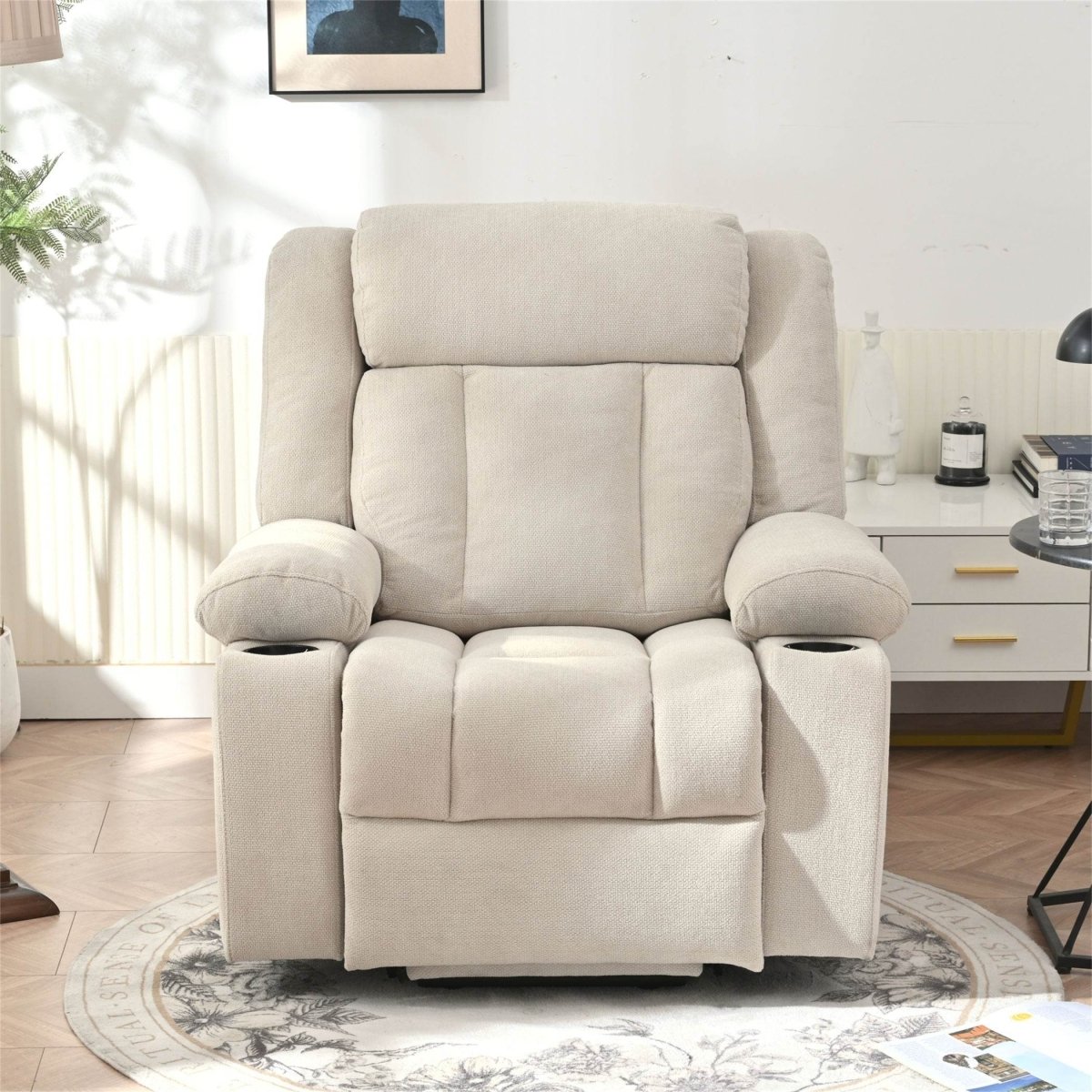 Power Lift Recliner Chair - Light Gray - Sleep Galleria