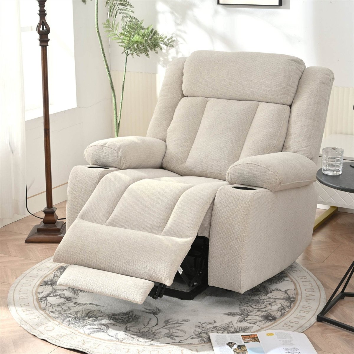 Power Lift Recliner Chair - Light Gray - Sleep Galleria