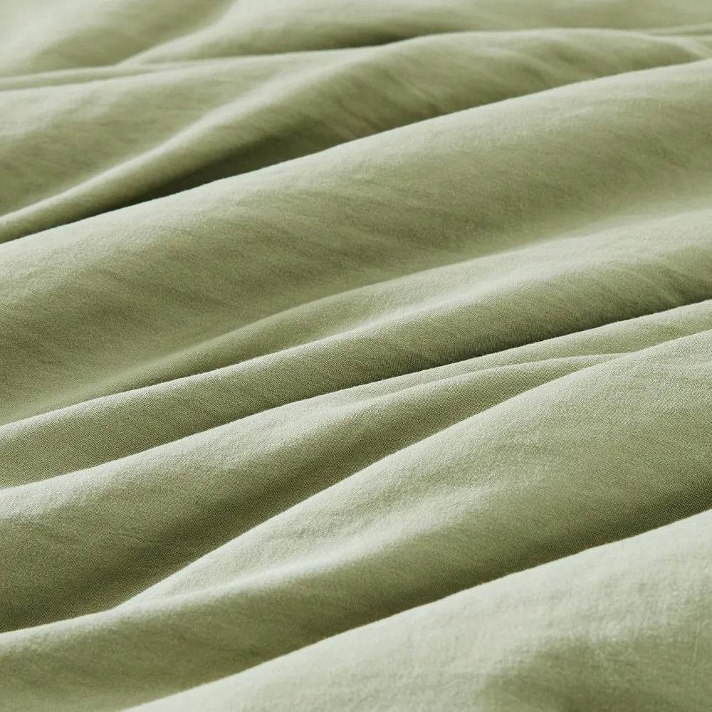 Queen Comforter Set - 7 Pieces Sage Green Soft Bed in a Bag Queen with Fitted Sheet, Flat Sheet, 2 Pillow Shams, and 2 Pillowca - Omega Lifestyles