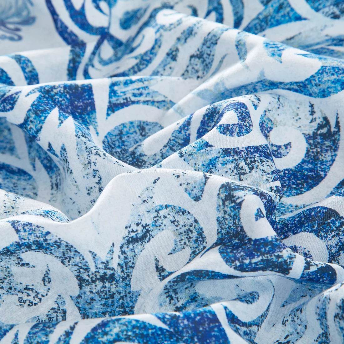 Queen size three piece quilt cover set, double sided bedding, including matching pillowcases, suitable for all seasons (blue, qu - Sleep Galleria