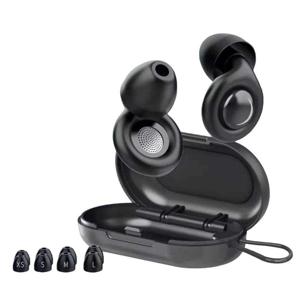 Reusable Silicone Snore Blocker Ear Plug with 10 Eartips Carrying Case Noise Cancelling Ear Plugs for Sleep Deep Focus Travel - Sleep Galleria