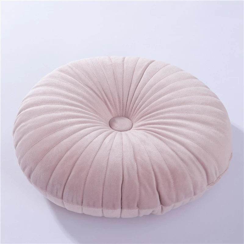 Round Pouf Throw Pillow Tatami Cushion Home Decorative Sofa Cushion Bed Chair Floor Coussin Soft Seat Pillow Pad 35x35cm - Sleep Galleria