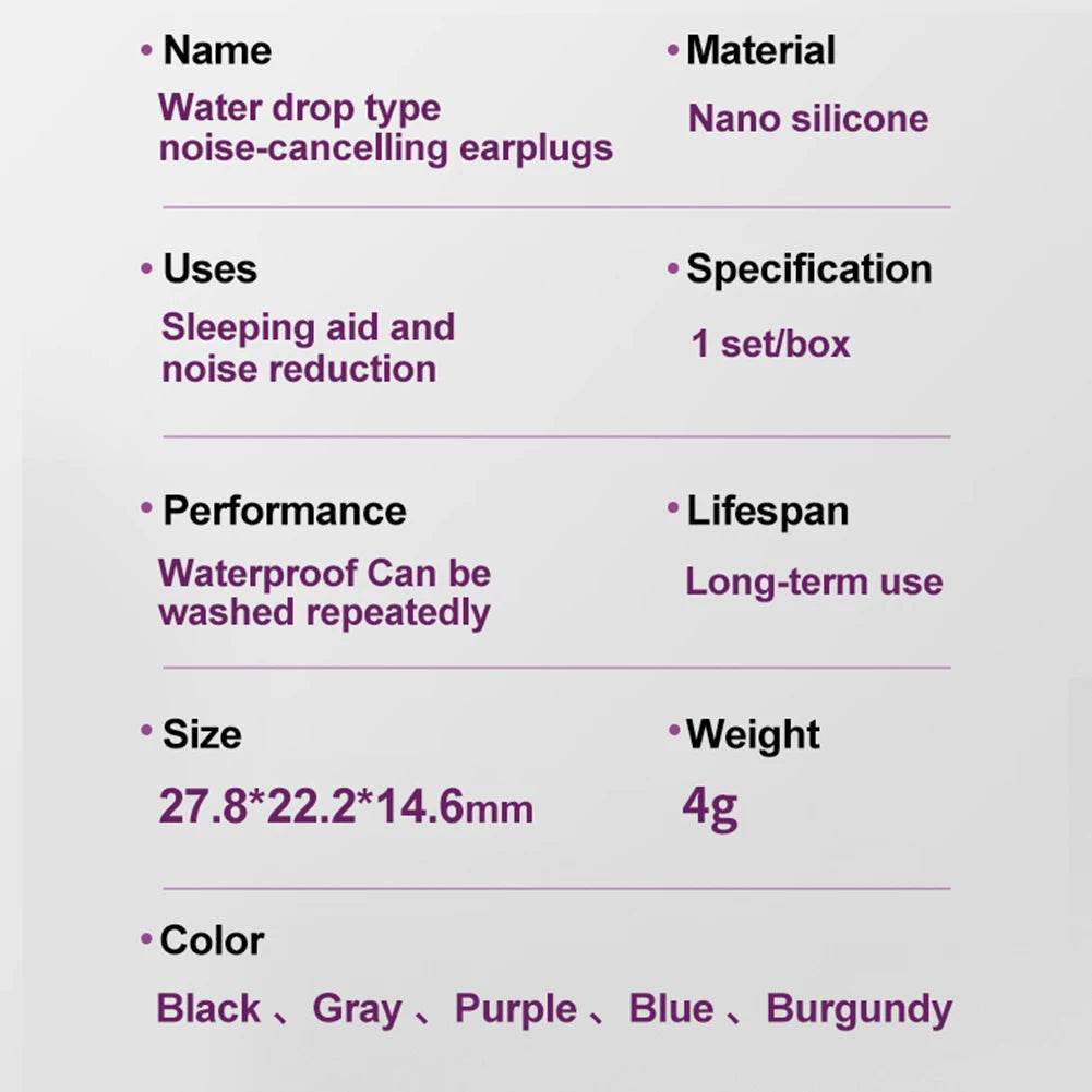 Silicone Ear Plugs For Sleeping Tapones Para Dormir Noise Reduction Waterproof Swimming Ear Protection Oordopjes Earplugs Set - Sleep Galleria