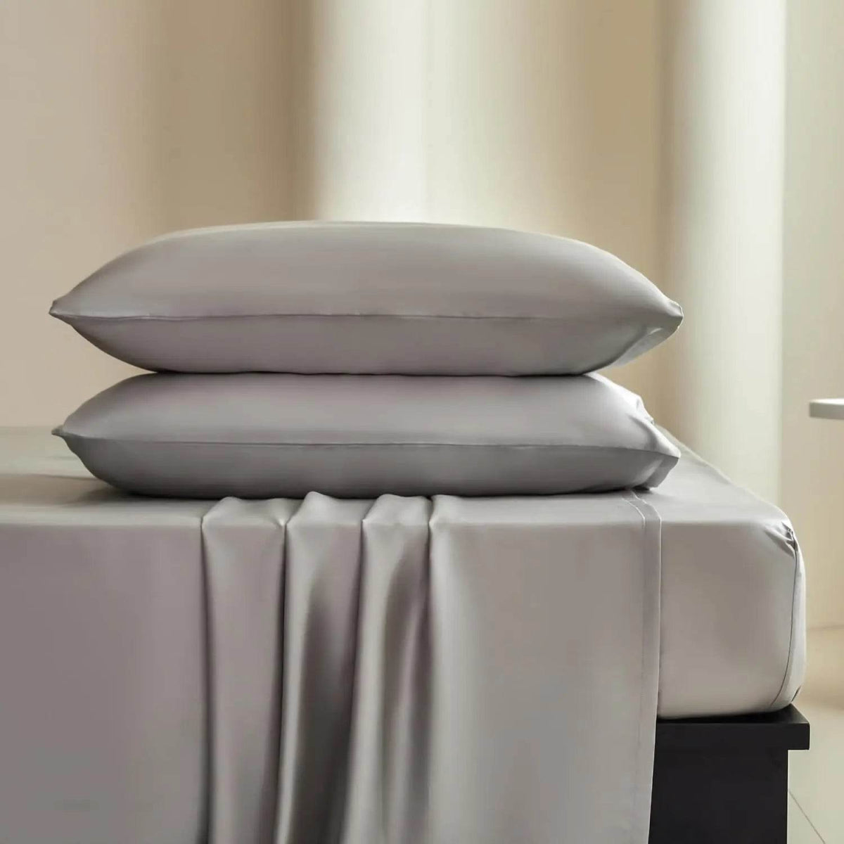 Simple&Opulence 100% Tencel Lyocell Sheet Set 4 Pieces, Moisture-Wicking, Silky Soft Cooling Sheets for All-Season - Sleep Galleria