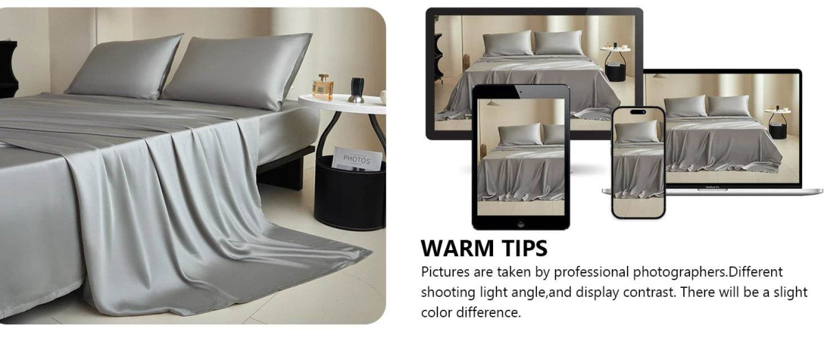 Simple&Opulence 100% Tencel Lyocell Sheet Set 4 Pieces, Moisture-Wicking, Silky Soft Cooling Sheets for All-Season - Sleep Galleria