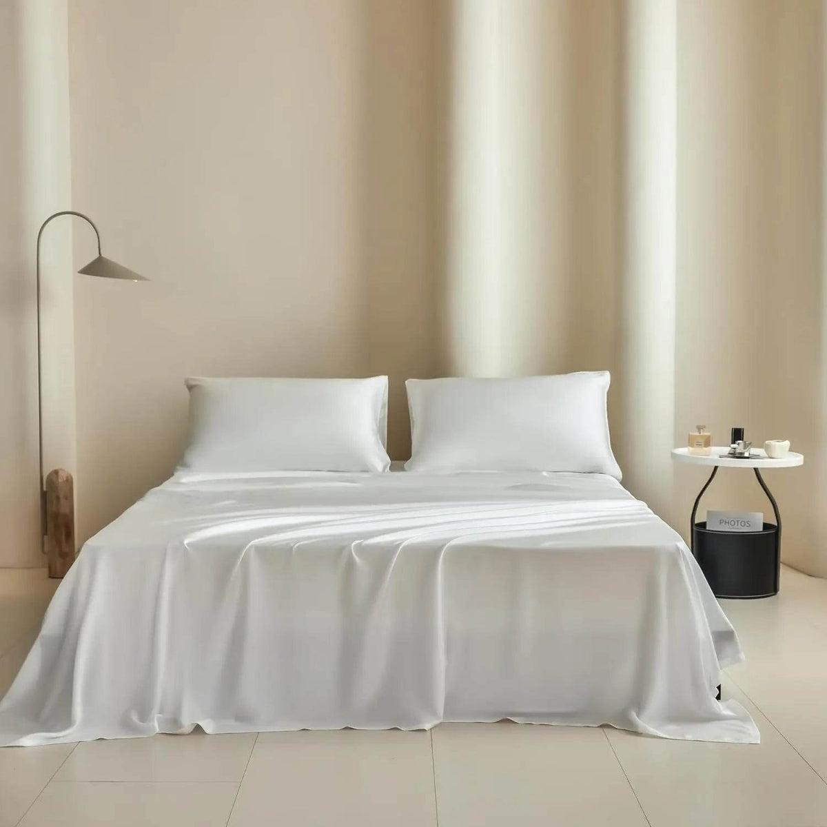 Simple&Opulence 100% Tencel Lyocell Sheet Set 4 Pieces, Moisture-Wicking, Silky Soft Cooling Sheets for All-Season - Sleep Galleria