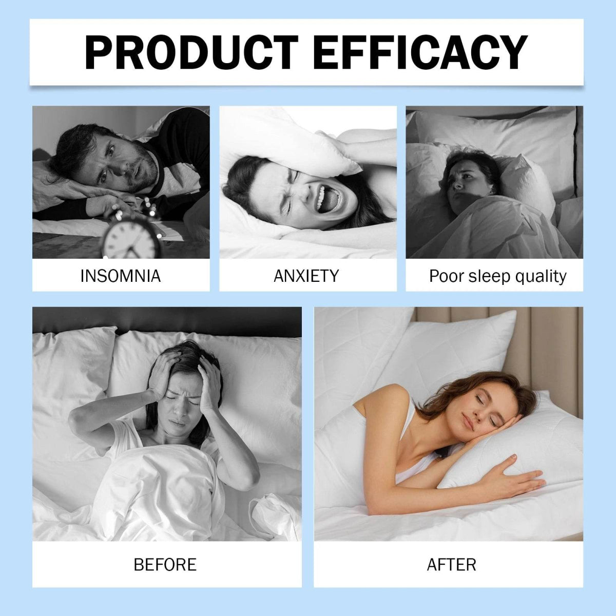 Sleep Spray Fast Absorption Mild Long Lasting No Fragrance Overnight Sleep Pillow Spray Sleep Aid Spray 100ML - Sleep Galleria