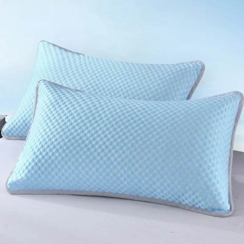 Summer Cooling Pillowcase Solid Color Ice Bean Bean Pillowcase Cool Feeling Air Conditioning Cover Washable (No Pillow) 48x74cm - Sleep Galleria