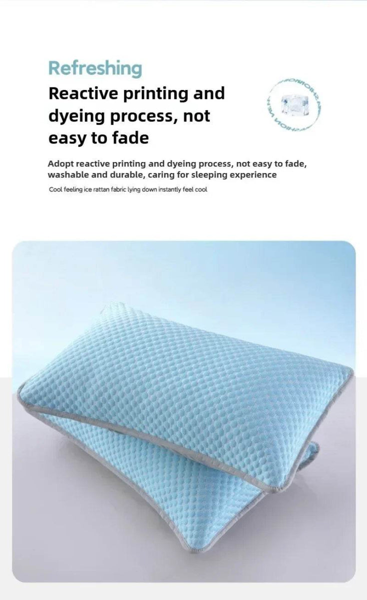 Summer Cooling Pillowcase Solid Color Ice Bean Bean Pillowcase Cool Feeling Air Conditioning Cover Washable (No Pillow) 48x74cm - Sleep Galleria