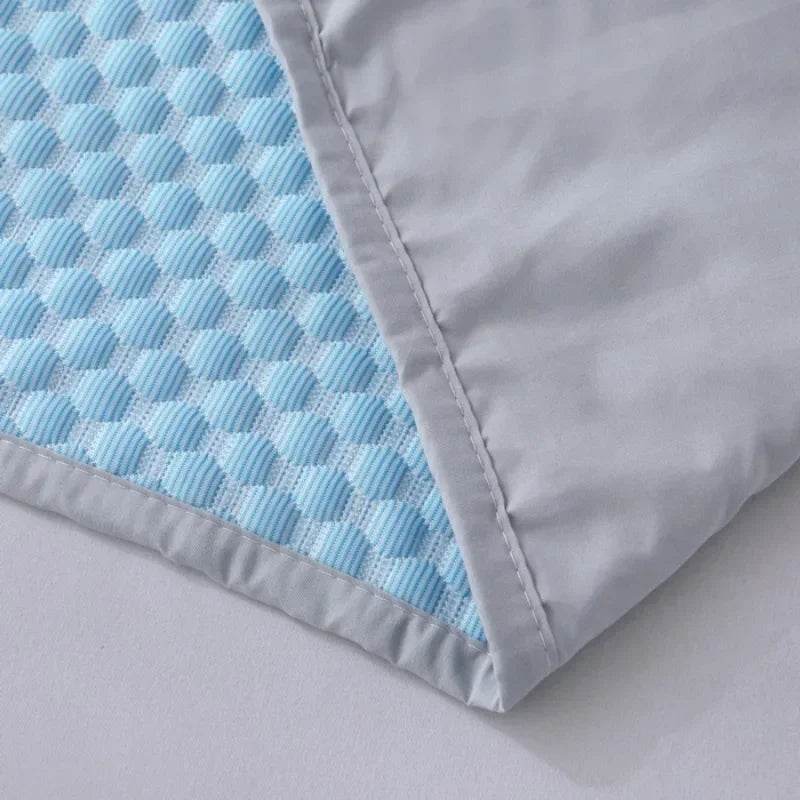 Summer Cooling Pillowcase Solid Color Ice Bean Bean Pillowcase Cool Feeling Air Conditioning Cover Washable (No Pillow) 48x74cm - Sleep Galleria