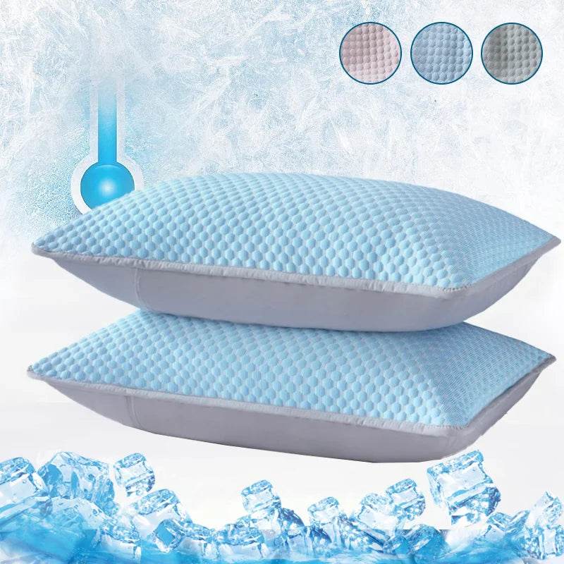 Summer Cooling Pillowcase Solid Color Ice Bean Bean Pillowcase Cool Feeling Air Conditioning Cover Washable (No Pillow) 48x74cm - Sleep Galleria