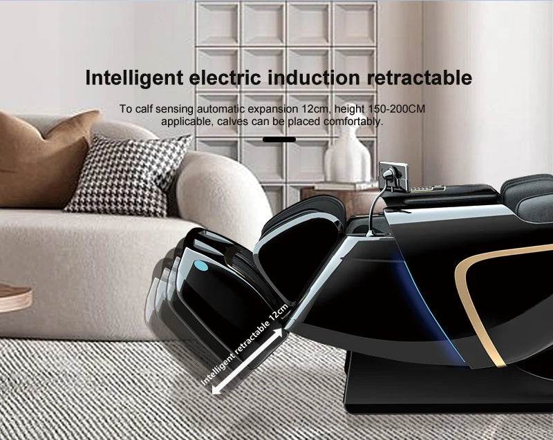 USA Local Delivery 135cmSL Shiatsu 4D Heating Airbag Zero Gravity full body Massage Chair Home Office Chair - Sleep Galleria