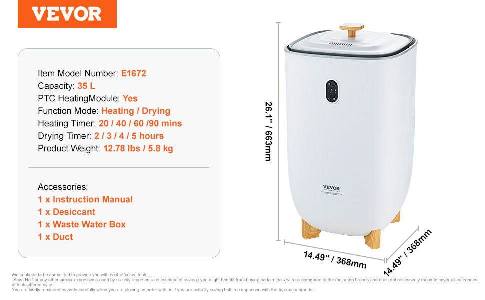 VEVOR 35L Towel Warmer Luxury Large Towel Warmer Bucket with Drying Modes & LED Screen for Bathroom Spa Bathrobe Blanket - Sleep Galleria