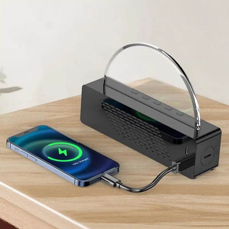 Wake Up Light Sunrise Alarm Clock Wake-up Atmosphere Night Light Smart Alarm Clock Alarm Clocks For Bedrooms Multi-Color Display - Sleep Galleria