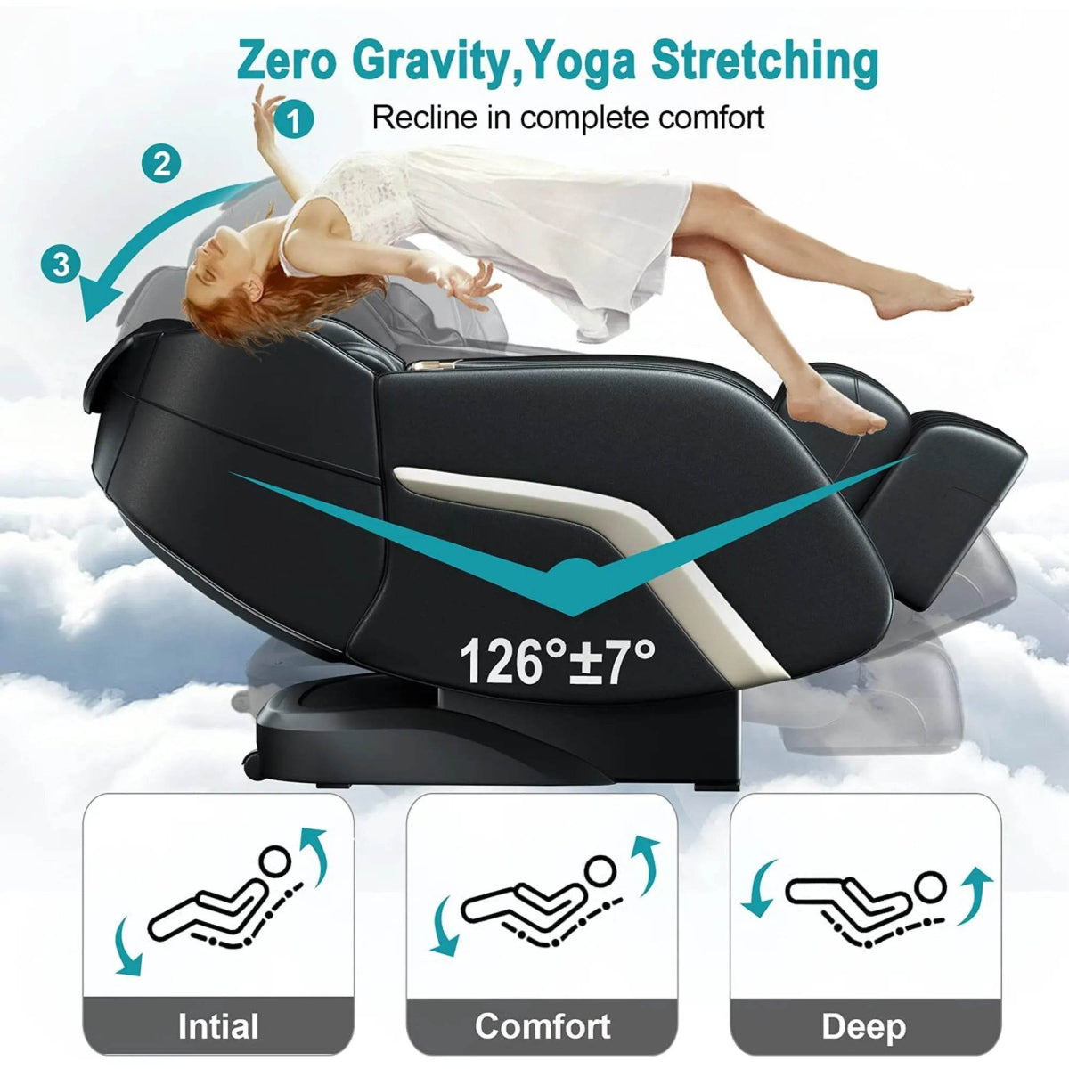 4D Airbag Zero Gravity Full-Body Massage Chair with Foot Roller - Omega Lifestyles