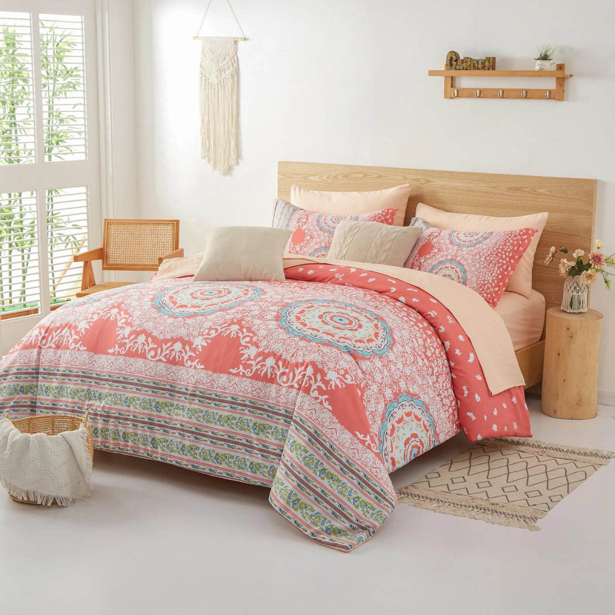 Boho Print Microfiber Comforter Set - Sleep Galleria