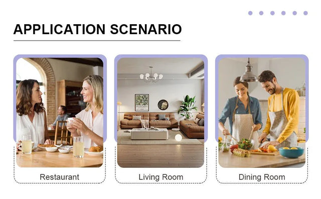 Extendable Round MDF Dining Table With Six PU Chairs - Omega Lifestyles