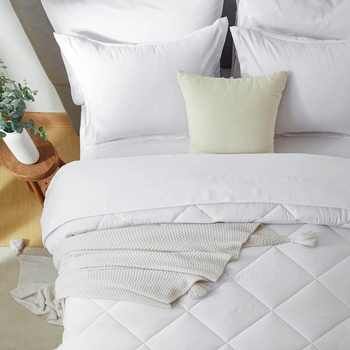 Extra Soft 7-Piece Microfiber Comforter Bedding Set - Sleep Galleria